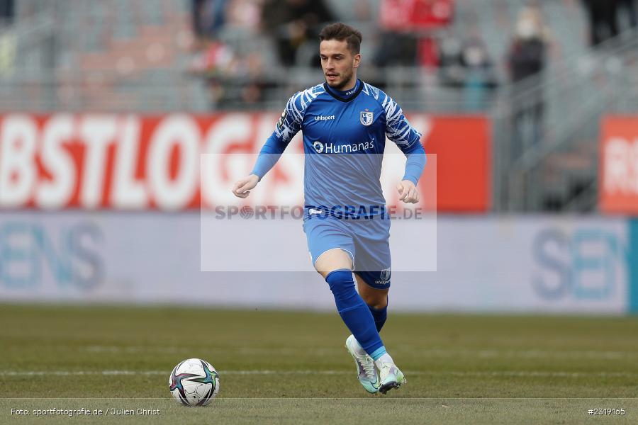 Adrian Malachowski, FLYERALARM Arena, Würzburg, 26.02.2022, DFL, sport, action, Februar 2022, Saison 2021/2022, 3. Liga, FCM, FWK, 1. FC Magdeburg, FC Würzburger Kickers - Bild-ID: 2319165