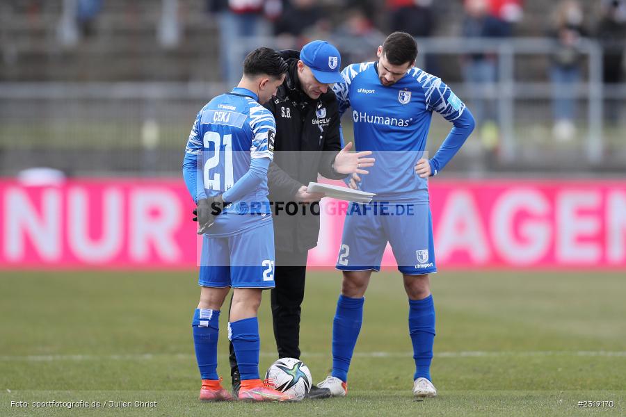 Silvio Bankert, FLYERALARM Arena, Würzburg, 26.02.2022, DFL, sport, action, Februar 2022, Saison 2021/2022, 3. Liga, FCM, FWK, 1. FC Magdeburg, FC Würzburger Kickers - Bild-ID: 2319170