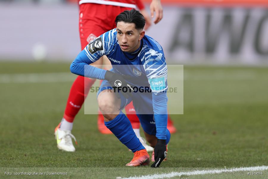 Jason Ceka, FLYERALARM Arena, Würzburg, 26.02.2022, DFL, sport, action, Februar 2022, Saison 2021/2022, 3. Liga, FCM, FWK, 1. FC Magdeburg, FC Würzburger Kickers - Bild-ID: 2319174