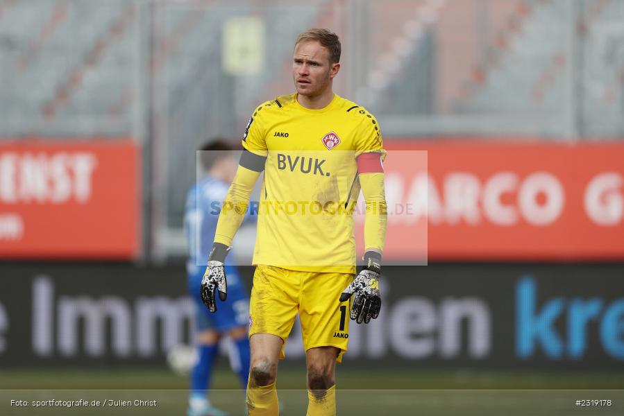 Hendrik Bonmann, FLYERALARM Arena, Würzburg, 26.02.2022, DFL, sport, action, Februar 2022, Saison 2021/2022, 3. Liga, FCM, FWK, 1. FC Magdeburg, FC Würzburger Kickers - Bild-ID: 2319178