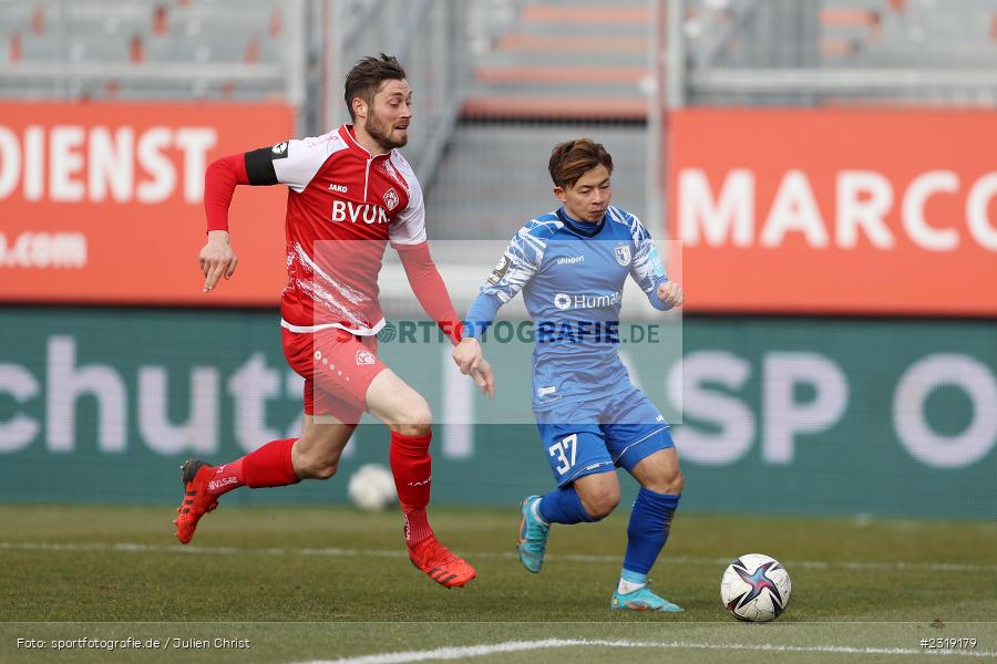 Christian Strohdiek, FLYERALARM Arena, Würzburg, 26.02.2022, DFL, sport, action, Februar 2022, Saison 2021/2022, 3. Liga, FCM, FWK, 1. FC Magdeburg, FC Würzburger Kickers - Bild-ID: 2319179