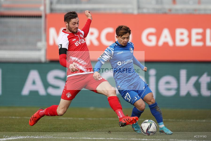 Christian Strohdiek, FLYERALARM Arena, Würzburg, 26.02.2022, DFL, sport, action, Februar 2022, Saison 2021/2022, 3. Liga, FCM, FWK, 1. FC Magdeburg, FC Würzburger Kickers - Bild-ID: 2319180