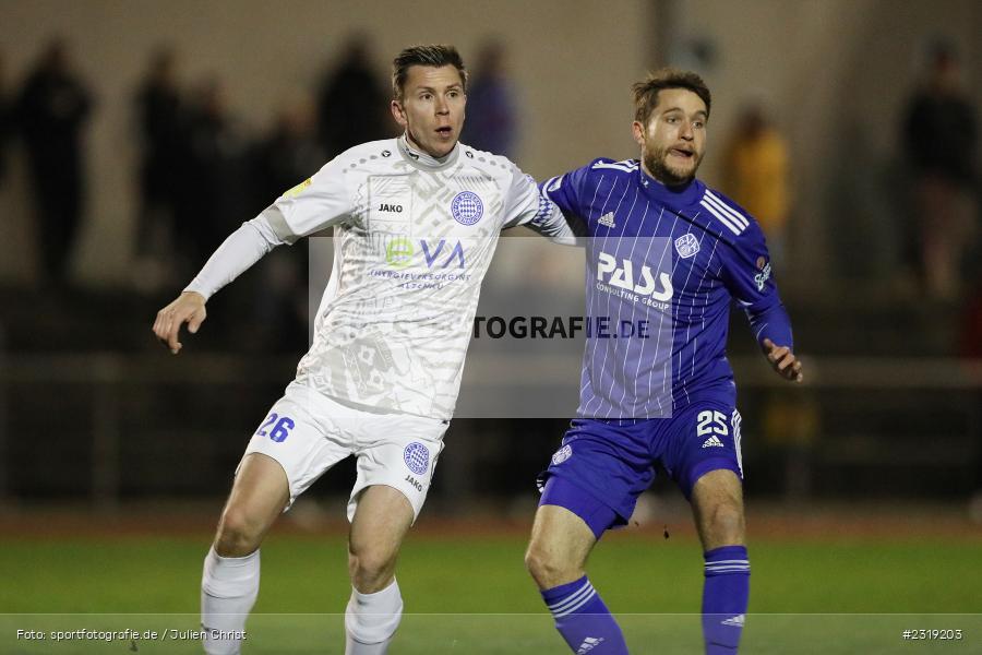 Marcel Andreas Wilke, Stadion (Damm), Aschaffenburg, 28.02.2022, HEL, BFV, sport, action, Februar 2022, Saison 2021/2022, Landesfreundschaftsspiele, FCB, SVA, FC Bayern Alzenau, SV Viktoria Aschaffenburg - Bild-ID: 2319203