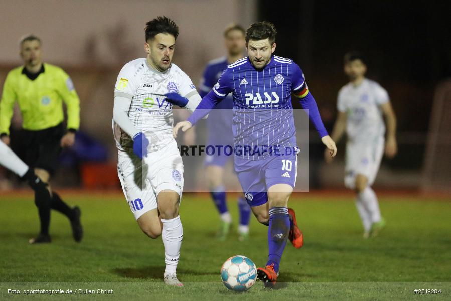 Benjamin Baier, Stadion (Damm), Aschaffenburg, 28.02.2022, HEL, BFV, sport, action, Februar 2022, Saison 2021/2022, Landesfreundschaftsspiele, FCB, SVA, FC Bayern Alzenau, SV Viktoria Aschaffenburg - Bild-ID: 2319204