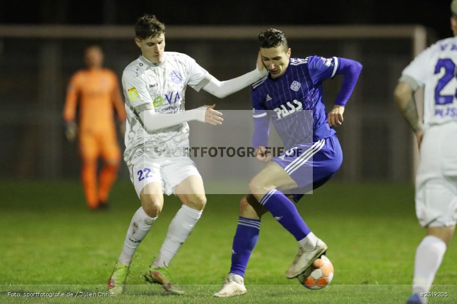 Elmir Muhic, Stadion (Damm), Aschaffenburg, 28.02.2022, HEL, BFV, sport, action, Februar 2022, Saison 2021/2022, Landesfreundschaftsspiele, FCB, SVA, FC Bayern Alzenau, SV Viktoria Aschaffenburg - Bild-ID: 2319205