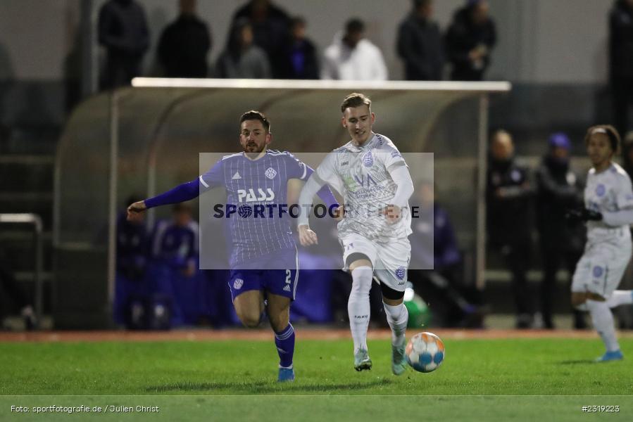 Maximilian Brauburger, Stadion (Damm), Aschaffenburg, 28.02.2022, HEL, BFV, sport, action, Februar 2022, Saison 2021/2022, Landesfreundschaftsspiele, FCB, SVA, FC Bayern Alzenau, SV Viktoria Aschaffenburg - Bild-ID: 2319223