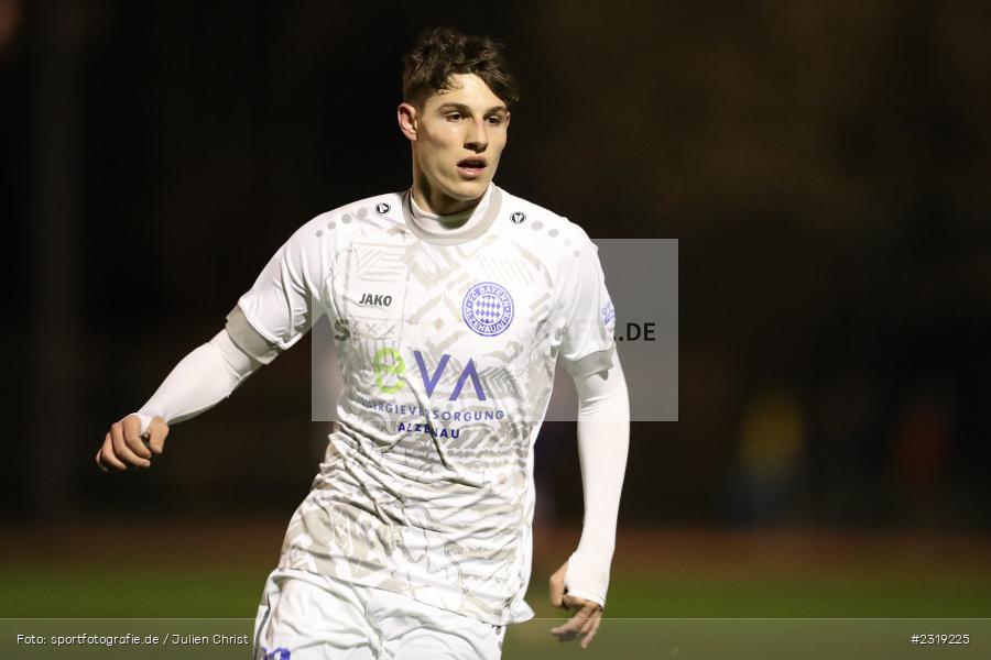 Lukas Fecher, Stadion (Damm), Aschaffenburg, 28.02.2022, HEL, BFV, sport, action, Februar 2022, Saison 2021/2022, Landesfreundschaftsspiele, FCB, SVA, FC Bayern Alzenau, SV Viktoria Aschaffenburg - Bild-ID: 2319225
