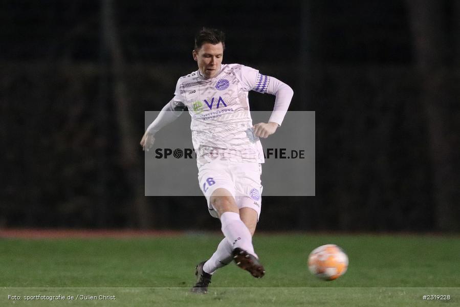 Marcel Andreas Wilke, Stadion (Damm), Aschaffenburg, 28.02.2022, HEL, BFV, sport, action, Februar 2022, Saison 2021/2022, Landesfreundschaftsspiele, FCB, SVA, FC Bayern Alzenau, SV Viktoria Aschaffenburg - Bild-ID: 2319228