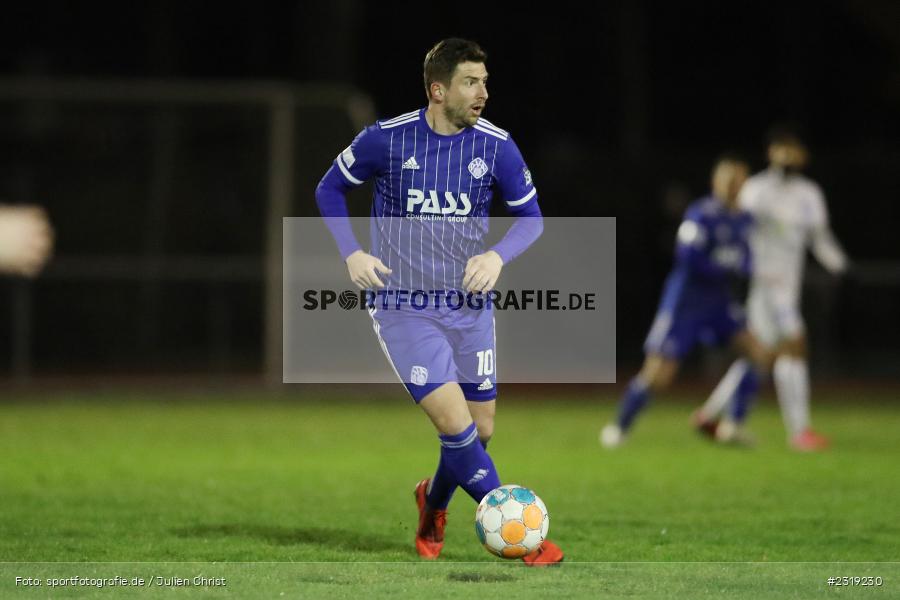 Benjamin Baier, Stadion (Damm), Aschaffenburg, 28.02.2022, HEL, BFV, sport, action, Februar 2022, Saison 2021/2022, Landesfreundschaftsspiele, FCB, SVA, FC Bayern Alzenau, SV Viktoria Aschaffenburg - Bild-ID: 2319230 Benjamin Baier, Stadion (Damm), Aschaffenburg, 28.02.2022, HEL, BFV, sport, action, Februar 2022, Saison 2021/2022, Landesfreundschaftsspiele, FCB, SVA, FC Bayern Alzenau, SV Viktoria Aschaffenburg - Bild-ID: 2319230