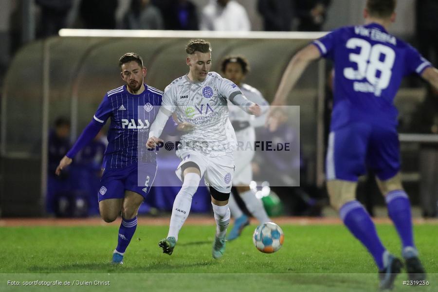 Maximilian Brauburger, Stadion (Damm), Aschaffenburg, 28.02.2022, HEL, BFV, sport, action, Februar 2022, Saison 2021/2022, Landesfreundschaftsspiele, FCB, SVA, FC Bayern Alzenau, SV Viktoria Aschaffenburg - Bild-ID: 2319236