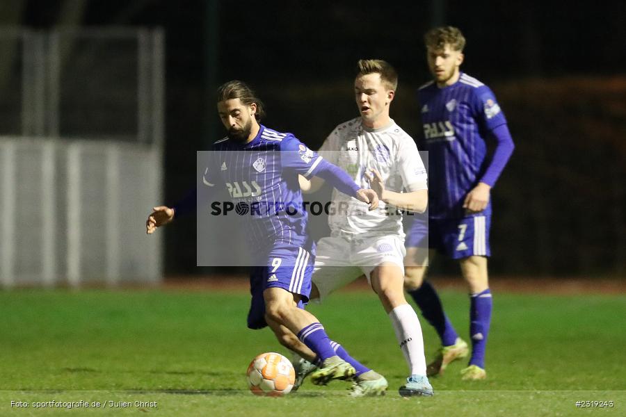 Clay Verkaj, Stadion (Damm), Aschaffenburg, 28.02.2022, HEL, BFV, sport, action, Februar 2022, Saison 2021/2022, Landesfreundschaftsspiele, FCB, SVA, FC Bayern Alzenau, SV Viktoria Aschaffenburg - Bild-ID: 2319243