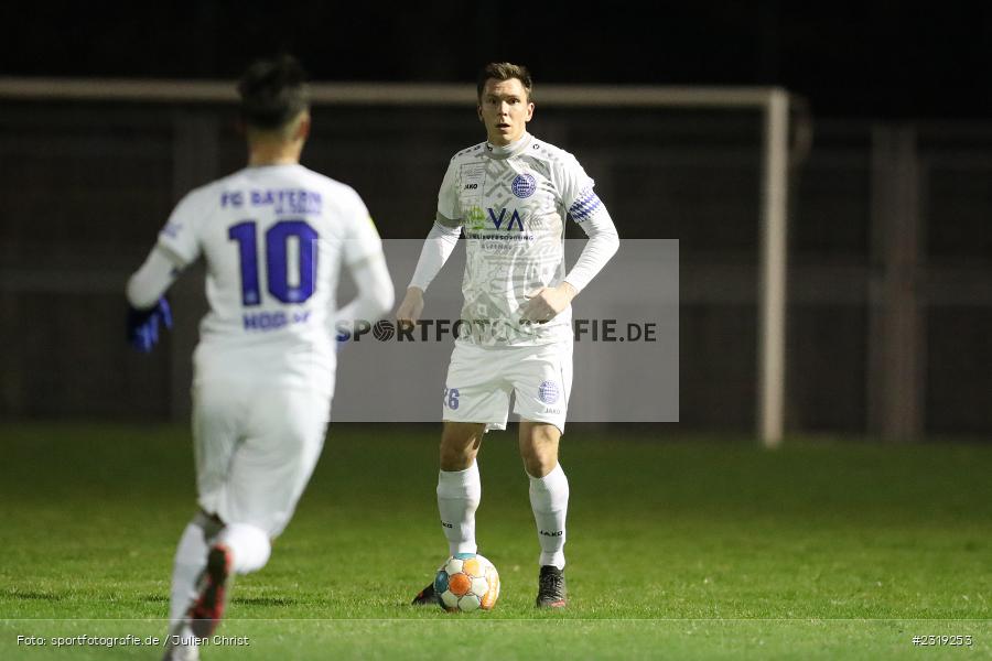 Marcel Andreas Wilke, Stadion (Damm), Aschaffenburg, 28.02.2022, HEL, BFV, sport, action, Februar 2022, Saison 2021/2022, Landesfreundschaftsspiele, FCB, SVA, FC Bayern Alzenau, SV Viktoria Aschaffenburg - Bild-ID: 2319253
