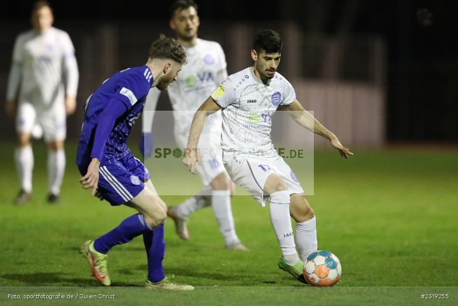 Antonio Tyrokomos, Stadion (Damm), Aschaffenburg, 28.02.2022, HEL, BFV, sport, action, Februar 2022, Saison 2021/2022, Landesfreundschaftsspiele, FCB, SVA, FC Bayern Alzenau, SV Viktoria Aschaffenburg - Bild-ID: 2319255