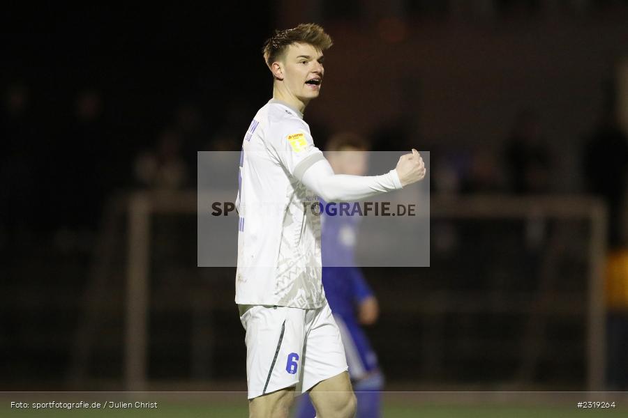 Luca Bergmann, Stadion (Damm), Aschaffenburg, 28.02.2022, HEL, BFV, sport, action, Februar 2022, Saison 2021/2022, Landesfreundschaftsspiele, FCB, SVA, FC Bayern Alzenau, SV Viktoria Aschaffenburg - Bild-ID: 2319264