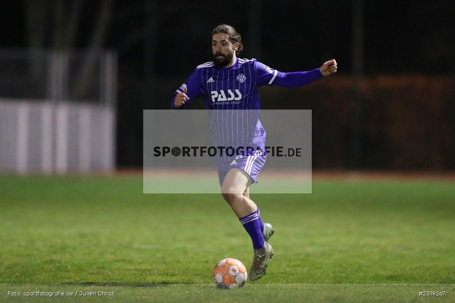 Clay Verkaj, Stadion (Damm), Aschaffenburg, 28.02.2022, HEL, BFV, sport, action, Februar 2022, Saison 2021/2022, Landesfreundschaftsspiele, FCB, SVA, FC Bayern Alzenau, SV Viktoria Aschaffenburg - Bild-ID: 2319267