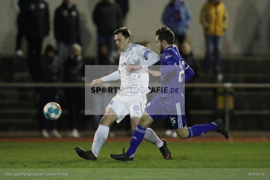 Marcel Andreas Wilke, Stadion (Damm), Aschaffenburg, 28.02.2022, HEL, BFV, sport, action, Februar 2022, Saison 2021/2022, Landesfreundschaftsspiele, FCB, SVA, FC Bayern Alzenau, SV Viktoria Aschaffenburg - Bild-ID: 2319272