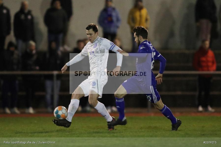 Marcel Andreas Wilke, Stadion (Damm), Aschaffenburg, 28.02.2022, HEL, BFV, sport, action, Februar 2022, Saison 2021/2022, Landesfreundschaftsspiele, FCB, SVA, FC Bayern Alzenau, SV Viktoria Aschaffenburg - Bild-ID: 2319273