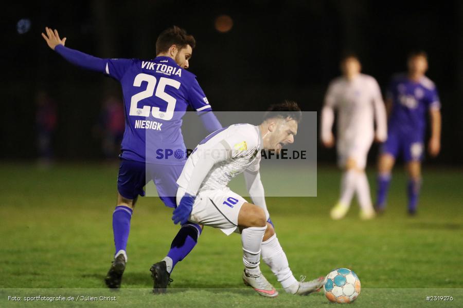 Dren Hodja, Stadion (Damm), Aschaffenburg, 28.02.2022, HEL, BFV, sport, action, Februar 2022, Saison 2021/2022, Landesfreundschaftsspiele, FCB, SVA, FC Bayern Alzenau, SV Viktoria Aschaffenburg - Bild-ID: 2319276