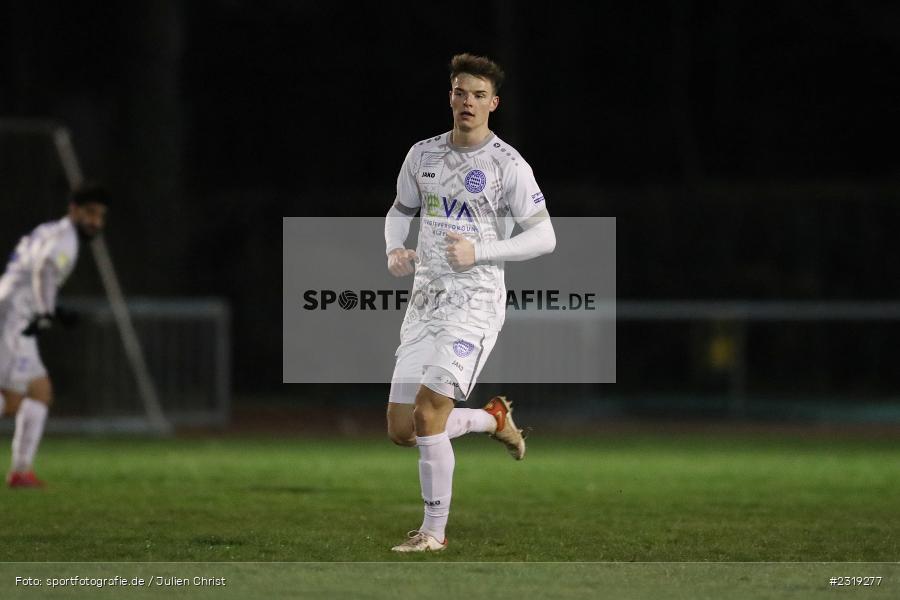 Luca Bergmann, Stadion (Damm), Aschaffenburg, 28.02.2022, HEL, BFV, sport, action, Februar 2022, Saison 2021/2022, Landesfreundschaftsspiele, FCB, SVA, FC Bayern Alzenau, SV Viktoria Aschaffenburg - Bild-ID: 2319277