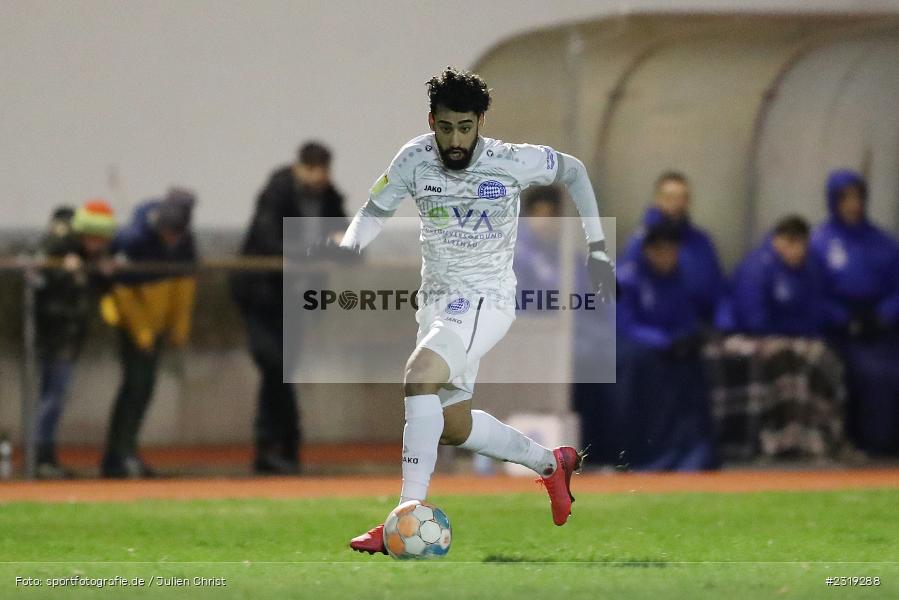 Saher Bhatti, Stadion (Damm), Aschaffenburg, 28.02.2022, HEL, BFV, sport, action, Februar 2022, Saison 2021/2022, Landesfreundschaftsspiele, FCB, SVA, FC Bayern Alzenau, SV Viktoria Aschaffenburg - Bild-ID: 2319288