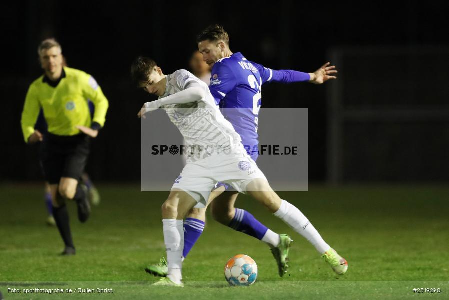 Lukas Fecher, Stadion (Damm), Aschaffenburg, 28.02.2022, HEL, BFV, sport, action, Februar 2022, Saison 2021/2022, Landesfreundschaftsspiele, FCB, SVA, FC Bayern Alzenau, SV Viktoria Aschaffenburg - Bild-ID: 2319290