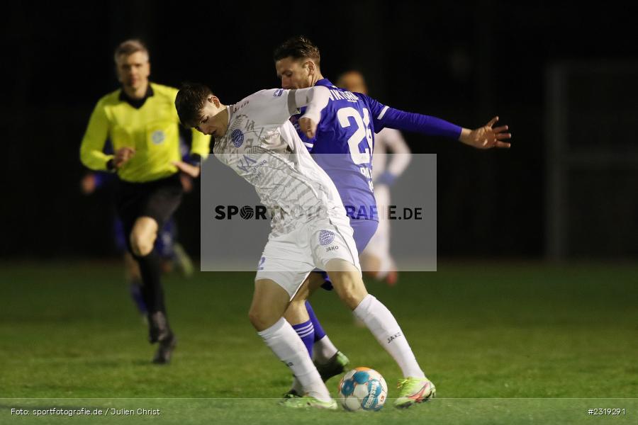 Lukas Fecher, Stadion (Damm), Aschaffenburg, 28.02.2022, HEL, BFV, sport, action, Februar 2022, Saison 2021/2022, Landesfreundschaftsspiele, FCB, SVA, FC Bayern Alzenau, SV Viktoria Aschaffenburg - Bild-ID: 2319291