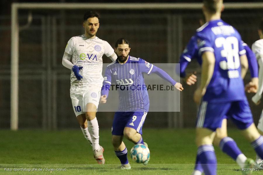 Clay Verkaj, Stadion (Damm), Aschaffenburg, 28.02.2022, HEL, BFV, sport, action, Februar 2022, Saison 2021/2022, Landesfreundschaftsspiele, FCB, SVA, FC Bayern Alzenau, SV Viktoria Aschaffenburg - Bild-ID: 2319292