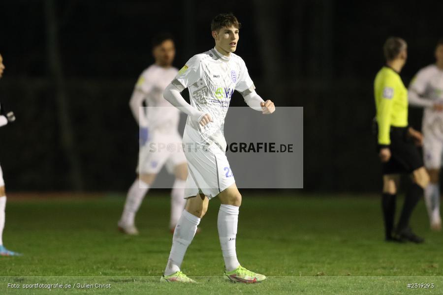Lukas Fecher, Stadion (Damm), Aschaffenburg, 28.02.2022, HEL, BFV, sport, action, Februar 2022, Saison 2021/2022, Landesfreundschaftsspiele, FCB, SVA, FC Bayern Alzenau, SV Viktoria Aschaffenburg - Bild-ID: 2319293