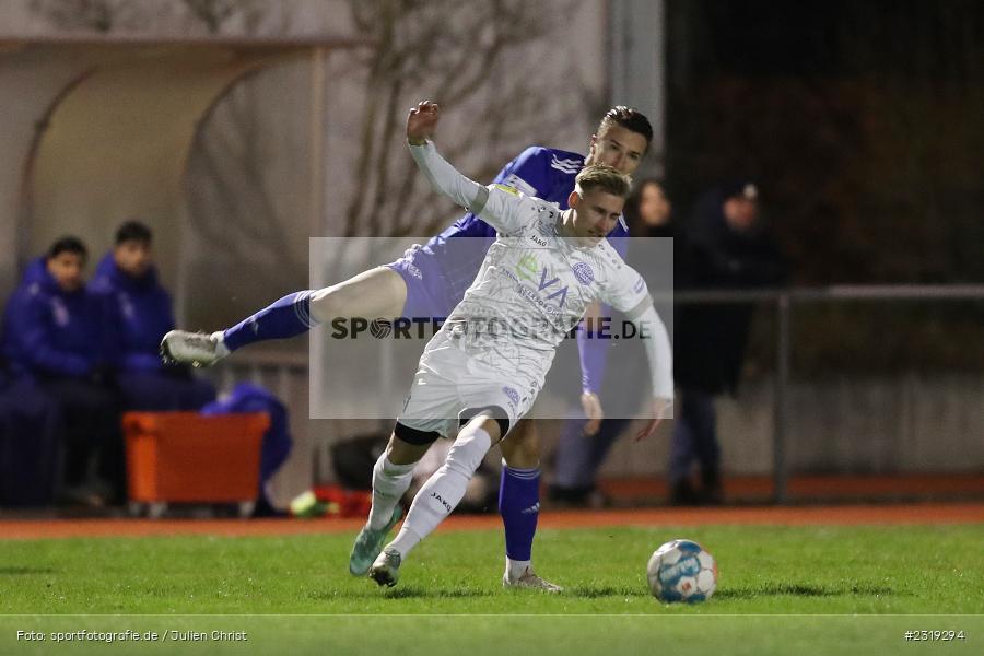 Maximilian Brauburger, Stadion (Damm), Aschaffenburg, 28.02.2022, HEL, BFV, sport, action, Februar 2022, Saison 2021/2022, Landesfreundschaftsspiele, FCB, SVA, FC Bayern Alzenau, SV Viktoria Aschaffenburg - Bild-ID: 2319294