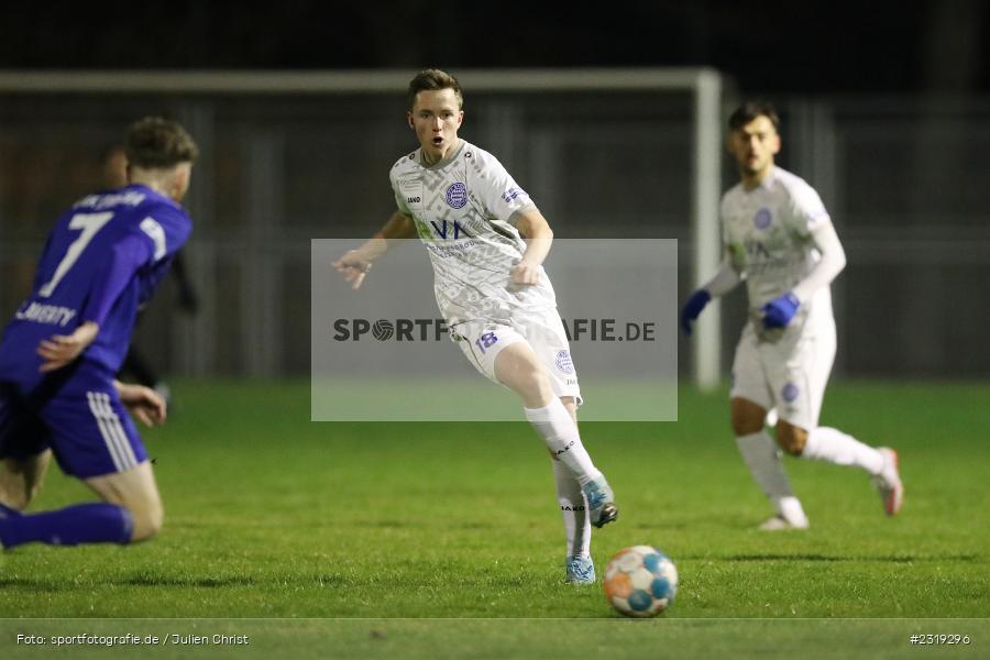 Tim Grünewald, Stadion (Damm), Aschaffenburg, 28.02.2022, HEL, BFV, sport, action, Februar 2022, Saison 2021/2022, Landesfreundschaftsspiele, FCB, SVA, FC Bayern Alzenau, SV Viktoria Aschaffenburg - Bild-ID: 2319296