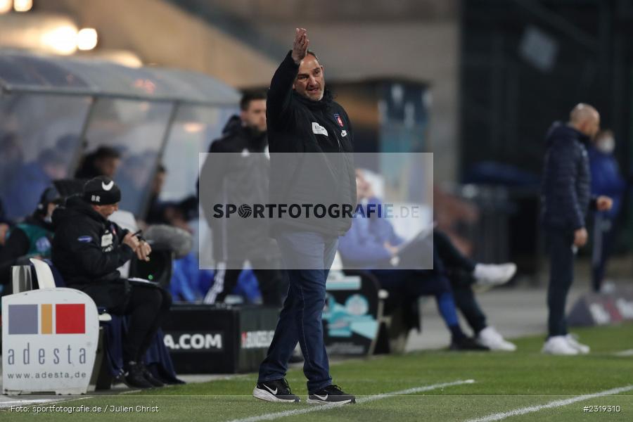 Frank Schmidt, Merck-Stadion, Darmstadt, 04.03.2022, DFL, sport, action, März 2022, Saison 2021/2022, 2. Bundesliga, FCH, D98, SVD, 1. FC Heidenheim 1846, SV Darmstadt 98 - Bild-ID: 2319310
