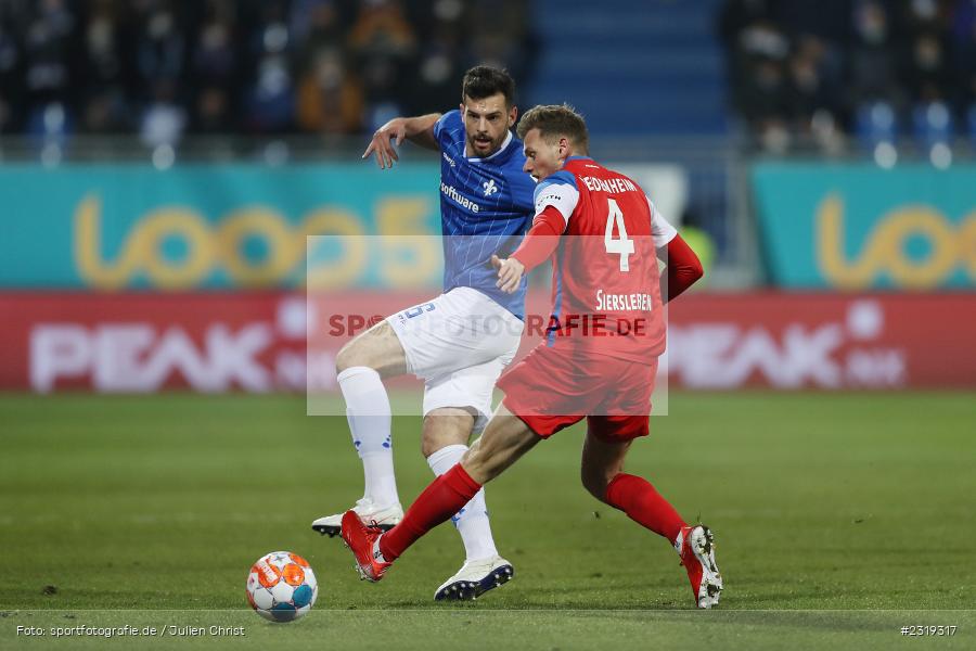 Luca Pfeiffer, Merck-Stadion, Darmstadt, 04.03.2022, DFL, sport, action, März 2022, Saison 2021/2022, 2. Bundesliga, FCH, D98, SVD, 1. FC Heidenheim 1846, SV Darmstadt 98 - Bild-ID: 2319317