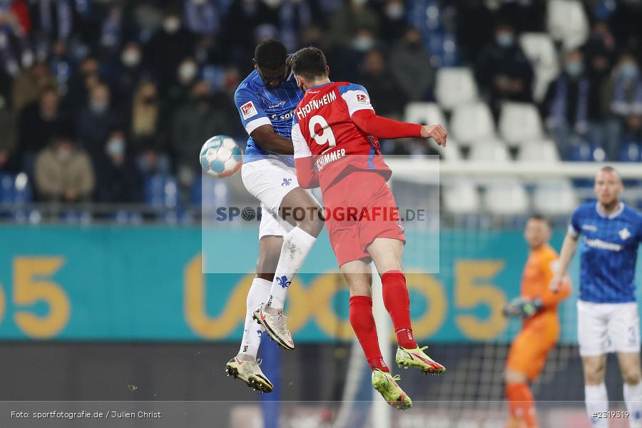 Patric Pfeiffer, Merck-Stadion, Darmstadt, 04.03.2022, DFL, sport, action, März 2022, Saison 2021/2022, 2. Bundesliga, FCH, D98, SVD, 1. FC Heidenheim 1846, SV Darmstadt 98 - Bild-ID: 2319319