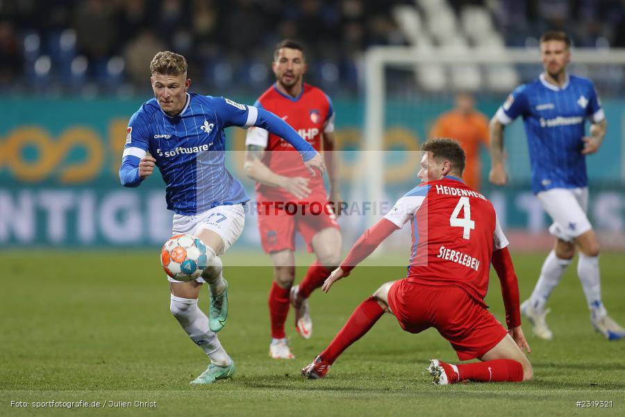 Tim Skarke, Merck-Stadion, Darmstadt, 04.03.2022, DFL, sport, action, März 2022, Saison 2021/2022, 2. Bundesliga, FCH, D98, SVD, 1. FC Heidenheim 1846, SV Darmstadt 98 - Bild-ID: 2319321