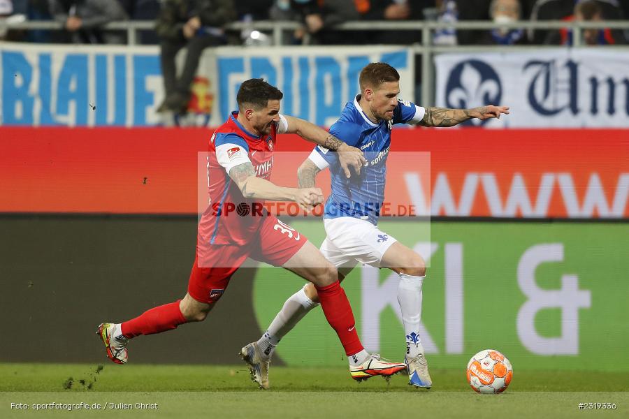 Tobias Kempe, Merck-Stadion, Darmstadt, 04.03.2022, DFL, sport, action, März 2022, Saison 2021/2022, 2. Bundesliga, FCH, D98, SVD, 1. FC Heidenheim 1846, SV Darmstadt 98 - Bild-ID: 2319336