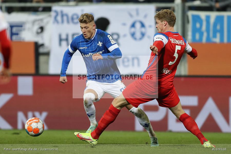 Tim Skarke, Merck-Stadion, Darmstadt, 04.03.2022, DFL, sport, action, März 2022, Saison 2021/2022, 2. Bundesliga, FCH, D98, SVD, 1. FC Heidenheim 1846, SV Darmstadt 98 - Bild-ID: 2319338