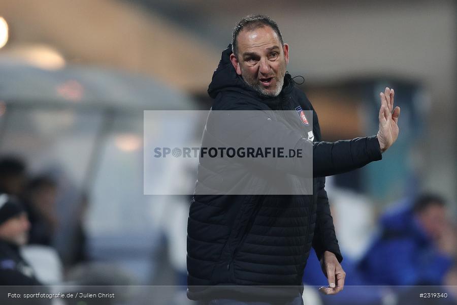 Frank Schmidt, Merck-Stadion, Darmstadt, 04.03.2022, DFL, sport, action, März 2022, Saison 2021/2022, 2. Bundesliga, FCH, D98, SVD, 1. FC Heidenheim 1846, SV Darmstadt 98 - Bild-ID: 2319340