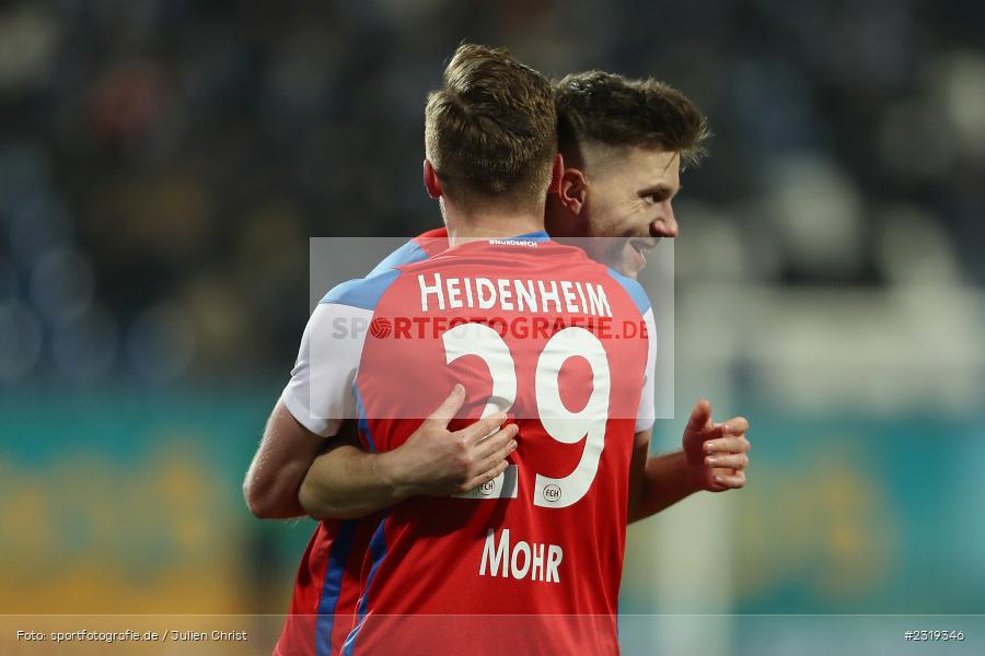 Freude, Torjubel, Robert Leipertz, Merck-Stadion, Darmstadt, 04.03.2022, DFL, sport, action, März 2022, Saison 2021/2022, 2. Bundesliga, FCH, D98, SVD, 1. FC Heidenheim 1846, SV Darmstadt 98 - Bild-ID: 2319346