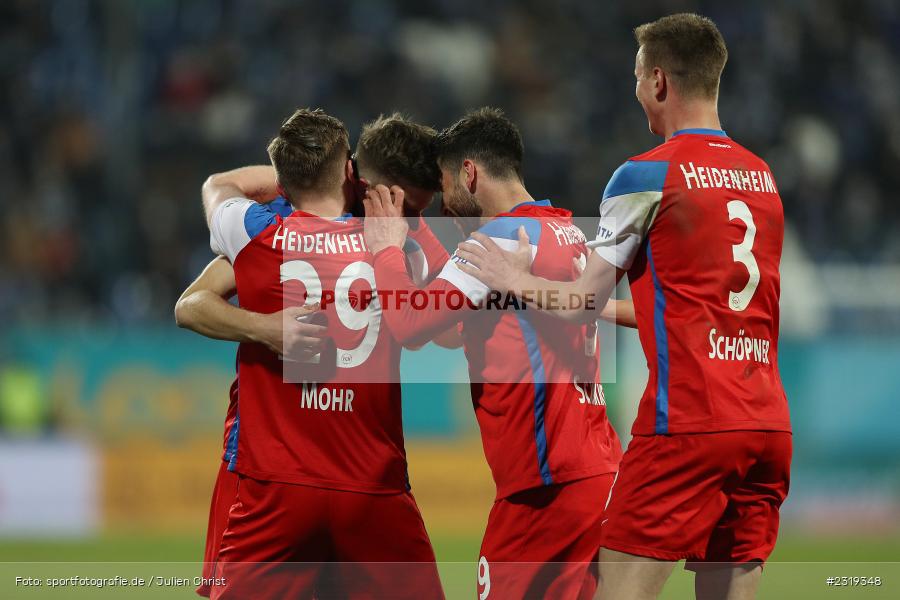 Freude, Torjubel, Robert Leipertz, Merck-Stadion, Darmstadt, 04.03.2022, DFL, sport, action, März 2022, Saison 2021/2022, 2. Bundesliga, FCH, D98, SVD, 1. FC Heidenheim 1846, SV Darmstadt 98 - Bild-ID: 2319348