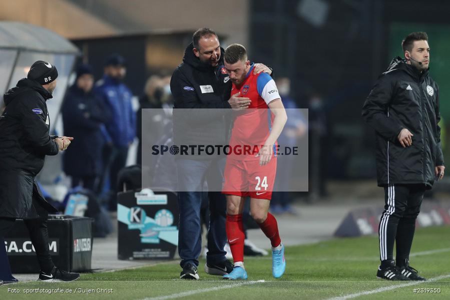 Frank Schmidt, Merck-Stadion, Darmstadt, 04.03.2022, DFL, sport, action, März 2022, Saison 2021/2022, 2. Bundesliga, FCH, D98, SVD, 1. FC Heidenheim 1846, SV Darmstadt 98 - Bild-ID: 2319350