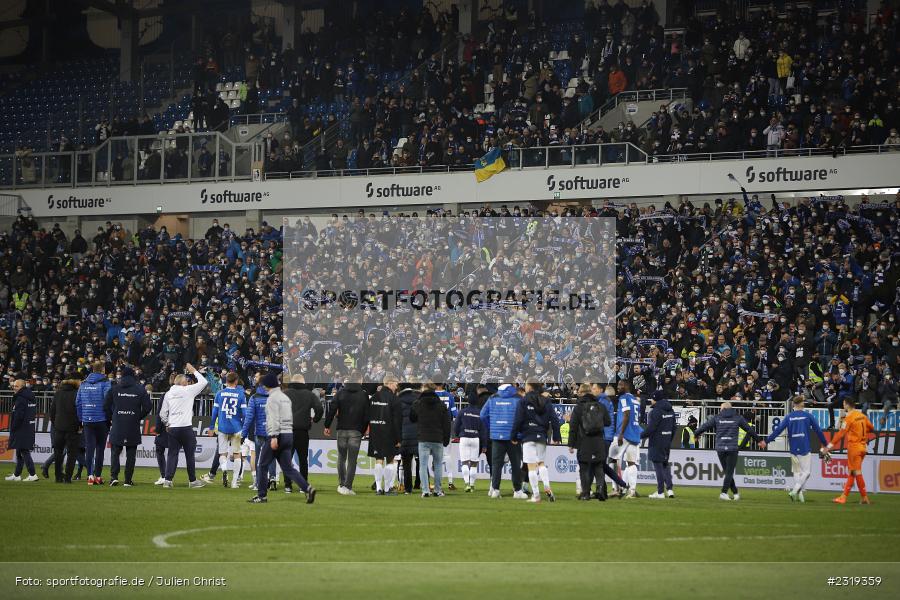 Lilien, Fans, Merck-Stadion, Darmstadt, 04.03.2022, DFL, sport, action, März 2022, Saison 2021/2022, 2. Bundesliga, FCH, D98, SVD, 1. FC Heidenheim 1846, SV Darmstadt 98 - Bild-ID: 2319359