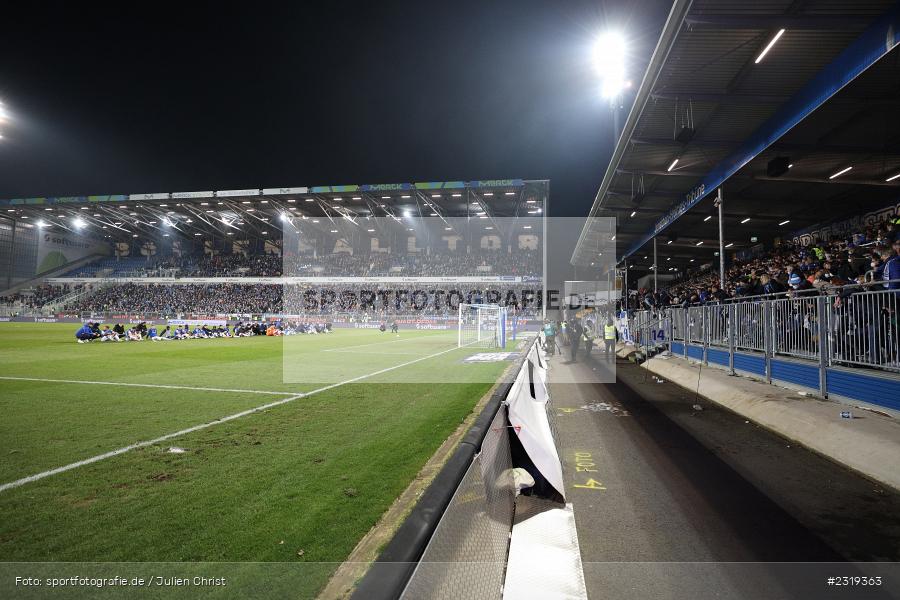 Team, Lilien, Fans, Merck-Stadion, Darmstadt, 04.03.2022, DFL, sport, action, März 2022, Saison 2021/2022, 2. Bundesliga, FCH, D98, SVD, 1. FC Heidenheim 1846, SV Darmstadt 98 - Bild-ID: 2319363