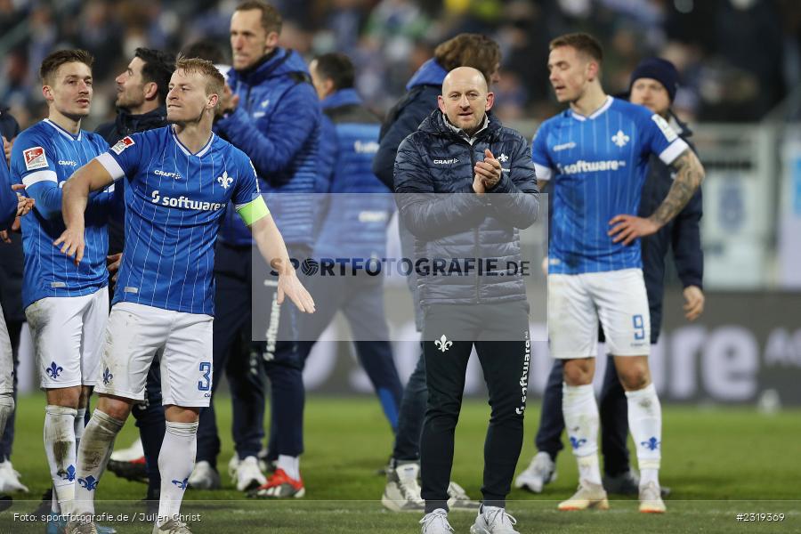 Jubeln, Fabian Holland, Merck-Stadion, Darmstadt, 04.03.2022, DFL, sport, action, März 2022, Saison 2021/2022, 2. Bundesliga, FCH, D98, SVD, 1. FC Heidenheim 1846, SV Darmstadt 98 - Bild-ID: 2319369