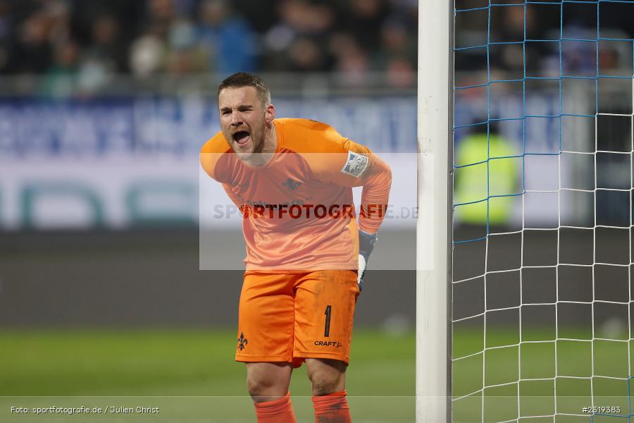 Emotionen, Mimik, Gestik, Marcel Schuhen, Merck-Stadion, Darmstadt, 04.03.2022, DFL, sport, action, März 2022, Saison 2021/2022, 2. Bundesliga, FCH, D98, SVD, 1. FC Heidenheim 1846, SV Darmstadt 98 - Bild-ID: 2319383