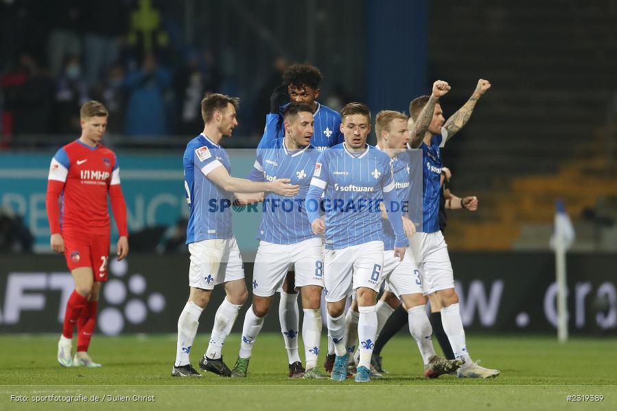 Marvin Mehlem, Tobias Kempe, Merck-Stadion, Darmstadt, 04.03.2022, DFL, sport, action, März 2022, Saison 2021/2022, 2. Bundesliga, FCH, D98, SVD, 1. FC Heidenheim 1846, SV Darmstadt 98 - Bild-ID: 2319389