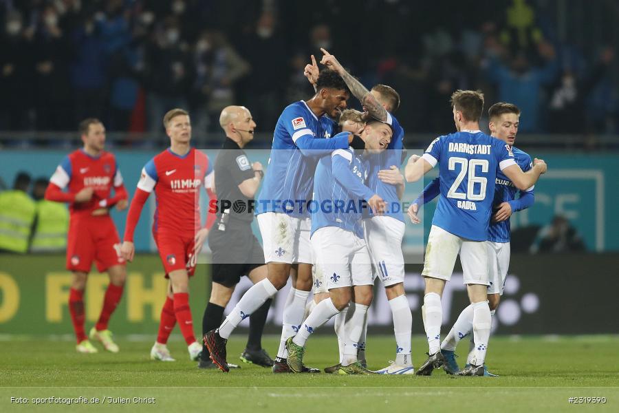 Fabian Holland, Merck-Stadion, Darmstadt, 04.03.2022, DFL, sport, action, März 2022, Saison 2021/2022, 2. Bundesliga, FCH, D98, SVD, 1. FC Heidenheim 1846, SV Darmstadt 98 - Bild-ID: 2319390