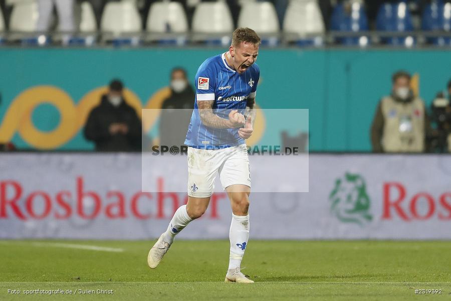 Torjubel, Emotionen, Phillip Tietz, Merck-Stadion, Darmstadt, 04.03.2022, DFL, sport, action, März 2022, Saison 2021/2022, 2. Bundesliga, FCH, D98, SVD, 1. FC Heidenheim 1846, SV Darmstadt 98 - Bild-ID: 2319392