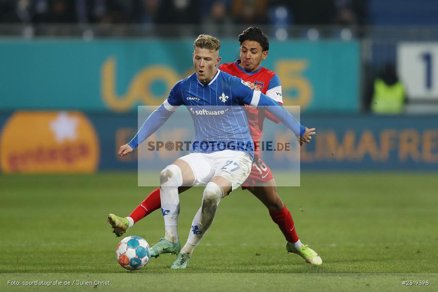 Tim Skarke, Merck-Stadion, Darmstadt, 04.03.2022, DFL, sport, action, März 2022, Saison 2021/2022, 2. Bundesliga, FCH, D98, SVD, 1. FC Heidenheim 1846, SV Darmstadt 98 - Bild-ID: 2319398
