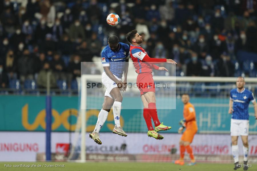Patric Pfeiffer, Merck-Stadion, Darmstadt, 04.03.2022, DFL, sport, action, März 2022, Saison 2021/2022, 2. Bundesliga, FCH, D98, SVD, 1. FC Heidenheim 1846, SV Darmstadt 98 - Bild-ID: 2319426