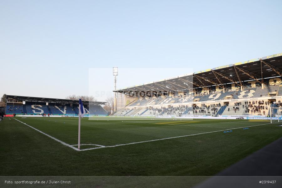 Tribüne, Stadion, Merck-Stadion, Darmstadt, 04.03.2022, DFL, sport, action, März 2022, Saison 2021/2022, 2. Bundesliga, FCH, D98, SVD, 1. FC Heidenheim 1846, SV Darmstadt 98 - Bild-ID: 2319437